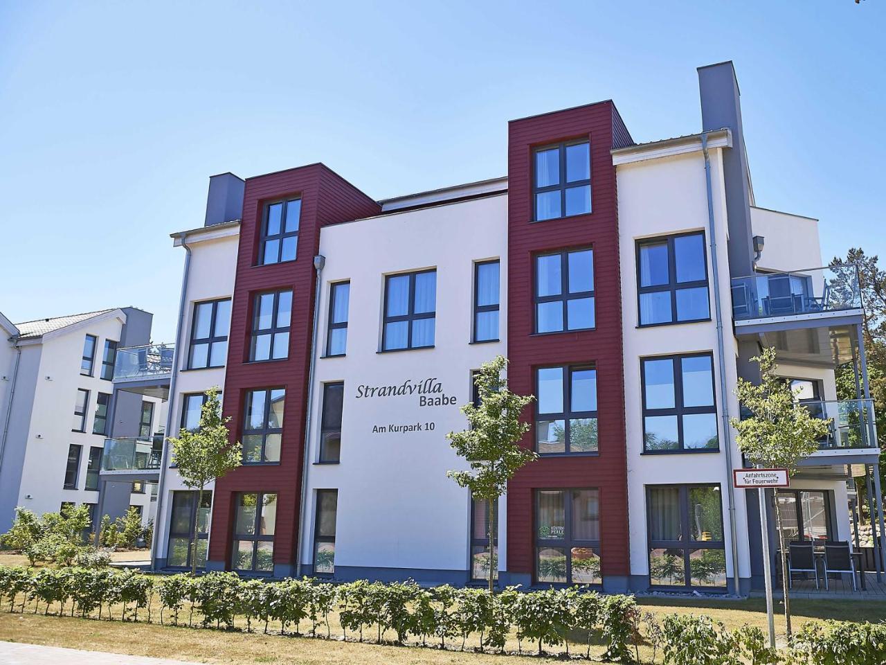 Strandvilla Baabe - Wg 12 Mit Meerblick, Kamin, Sauna, Whirlpool Buitenkant foto