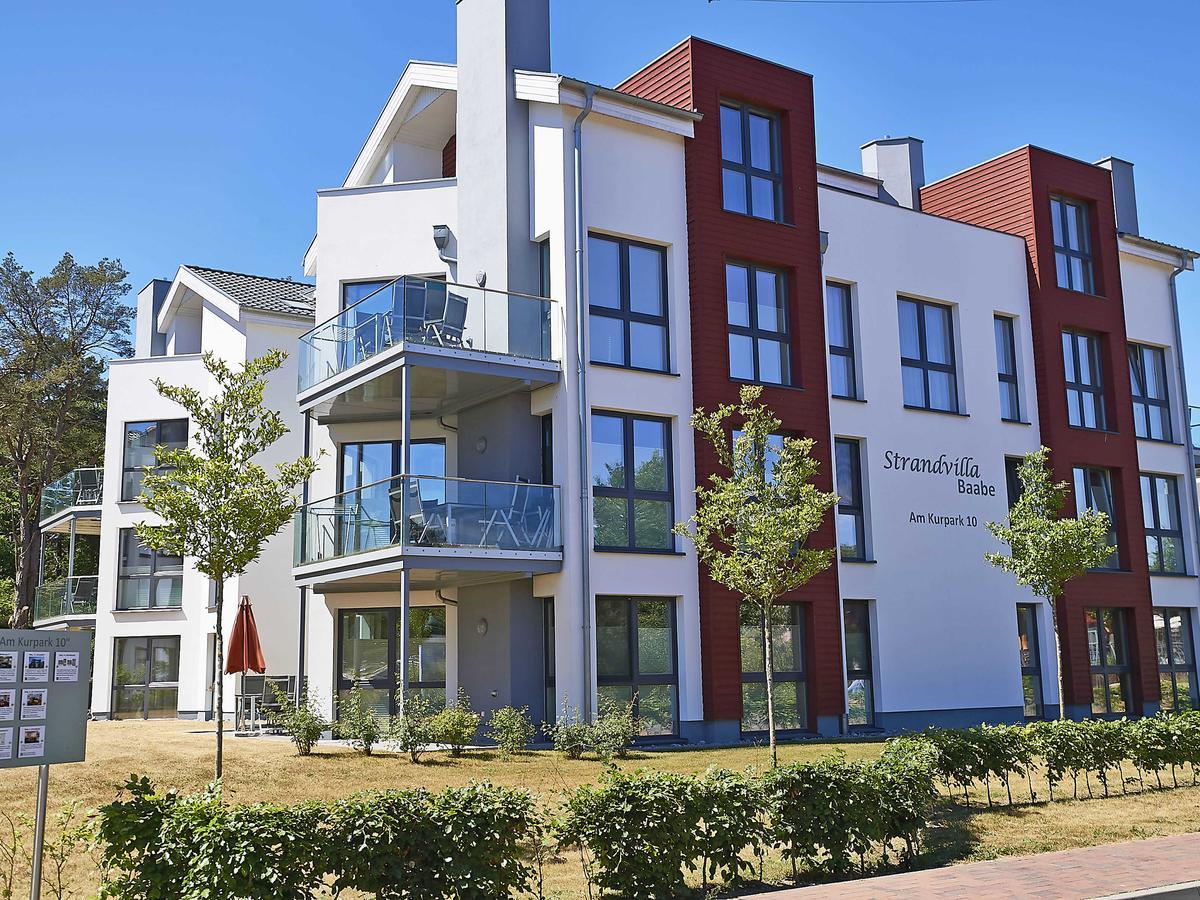 Strandvilla Baabe - Wg 12 Mit Meerblick, Kamin, Sauna, Whirlpool Buitenkant foto