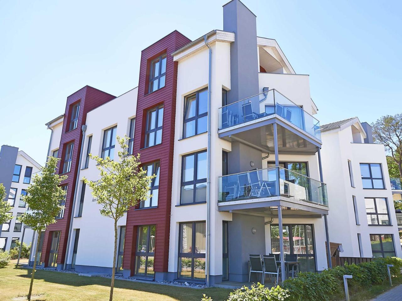 Strandvilla Baabe - Wg 12 Mit Meerblick, Kamin, Sauna, Whirlpool Buitenkant foto